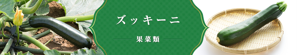 ズッキーニ 果菜類